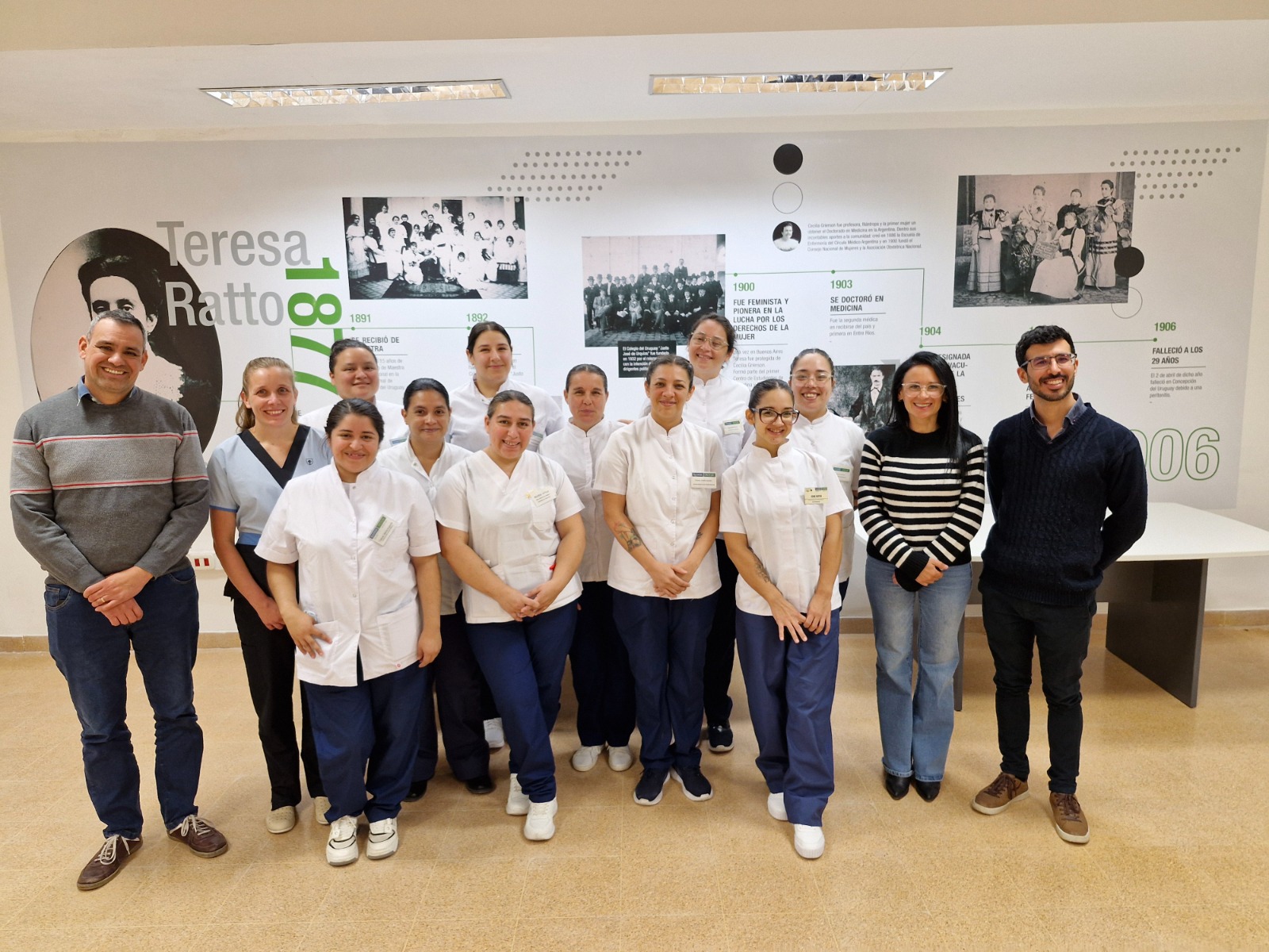 Estudiantes de Enfermería de la FCVyS comenzaron a desarrollar sus prácticas en el Hospital de la Baxada de Paraná