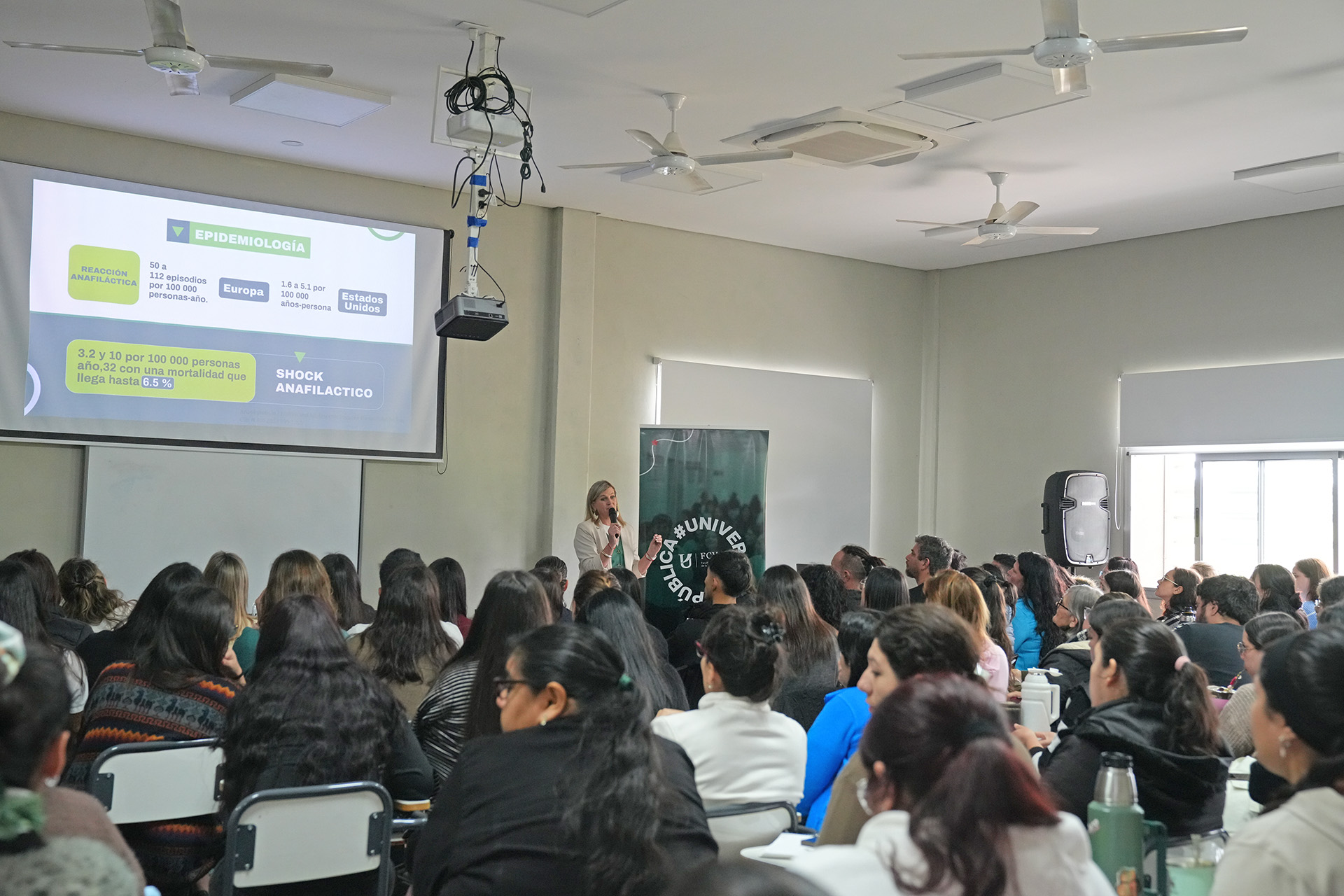 “Ley Matias Colaprete”: A sala llena, la FCVyS desarrolló una capacitación en anafilaxia junto al Ministerio de Salud